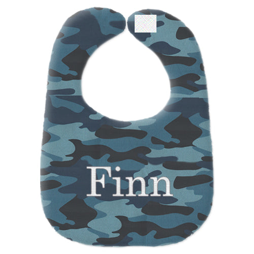 Personalized Bib  Navy Camo Discontinued Discontinued
