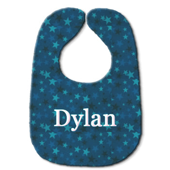 Personalized Bib  Stars at Night Discontinued Moonbeam Baby